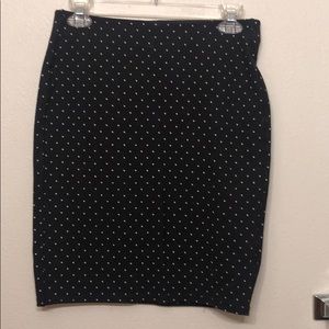 NWOT Old Navy polka dot pencil skirt